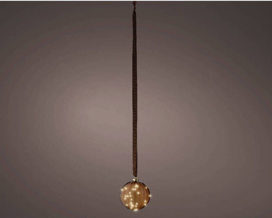 DECORIS SEASON DECORATIONS Decoris Micro Led Bal 30 Led's Warm Wit 14cm Binnen