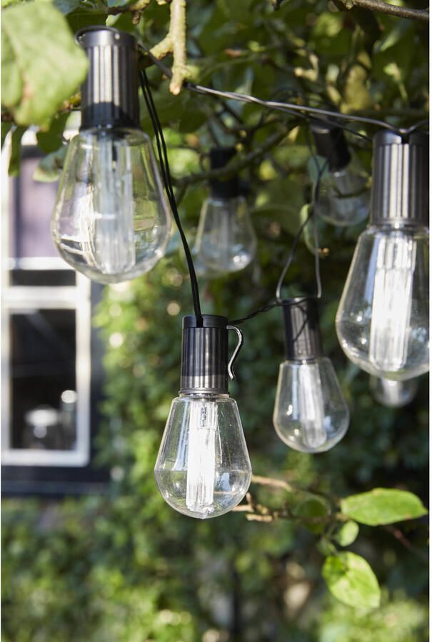 Luxform Feestverlichting solar met 10 LED's Alicante transparant