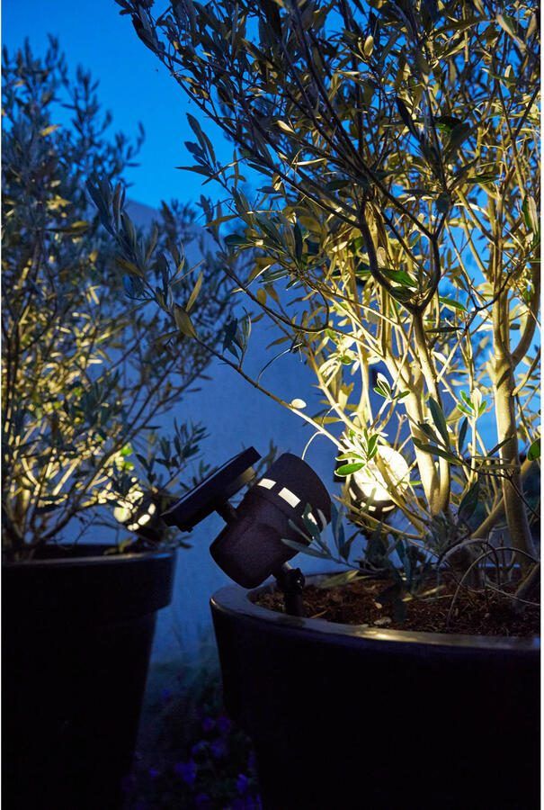 LuxForm Montana Solar Intelligent Hybride Prikspot Zwart 50 Lumen Werkend op zonne energie - Foto 2