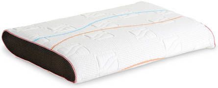 M line Pillow You Roze Hoofdkussen Ergonomisch Geschikt voor rugslapers en zijslapers Wasbare tijk op 60 graden Ventilerend Anti allergeen Traagschuim