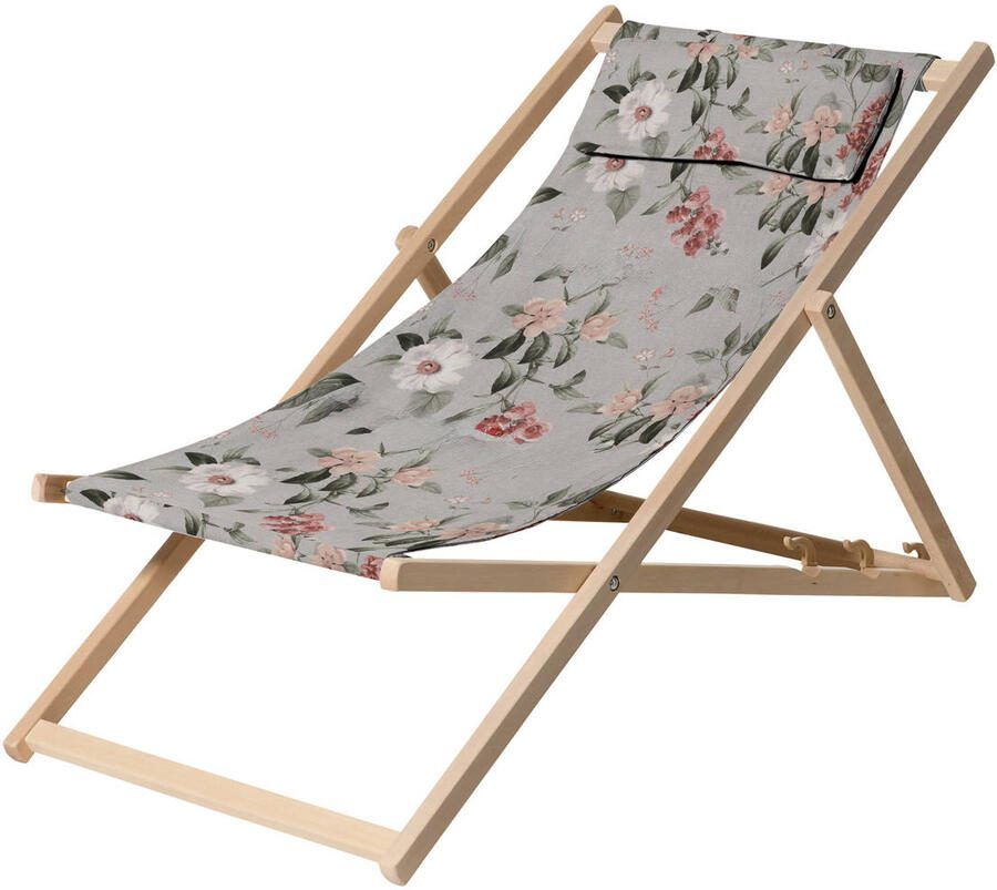 Madison houten strandstoel (120x55 cm)