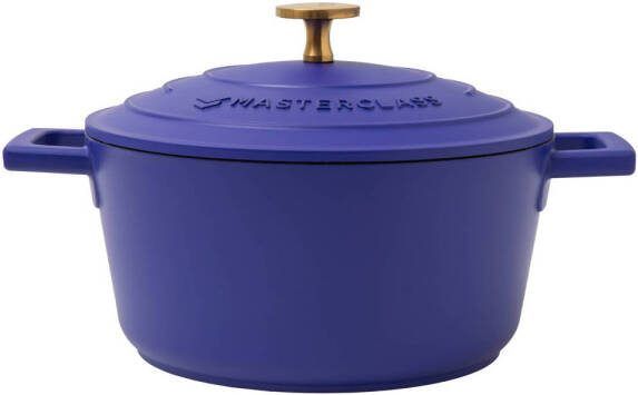 MasterClass gietaluminium braadpan (Ø20 cm) (2 5L) (lichtgewicht) blauw