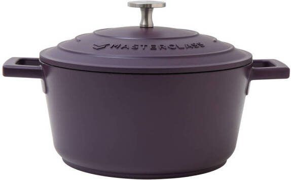 MasterClass gietaluminium braadpan (Ø20 cm) (2 5L) (lichtgewicht) paars