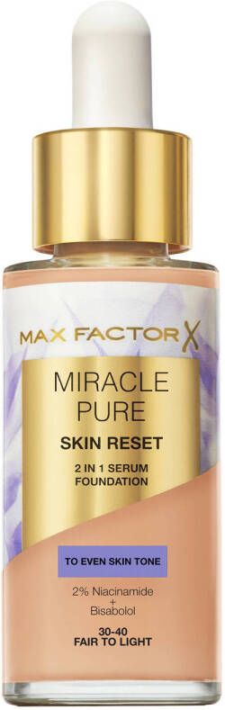 Max Factor Miracle Pure serum foundation 30-40 Fair to Light