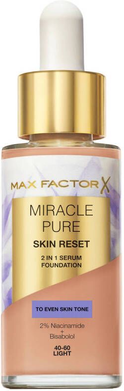 Max Factor Miracle Pure serum foundation 40-60 Light