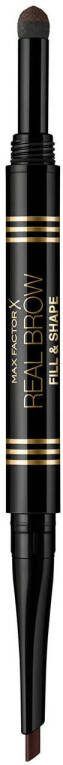 Max Factor Real Brow Fill & Shape wenkbrauwpotlood 004 Deep Brown