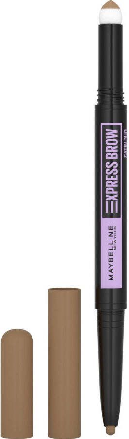 Maybelline New York Express Brow Duo 01 Dark Blonde Blond Wenkbrauwpotlood en Poeder