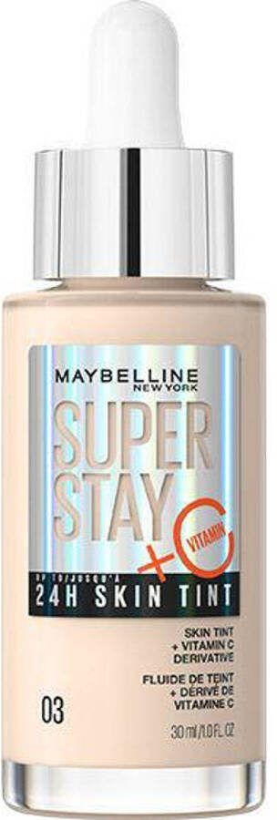 Maybelline New York Superstay 24H Skin Tint Bright Skin-Like Coverage foundation 03