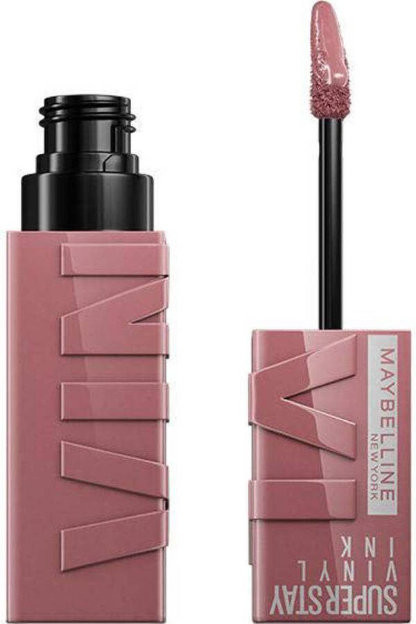 Maybelline New York SuperStay Vinyl Ink Lipstick 110 Awestruck Roze Langhoudende Lippenstift 4.2 ml