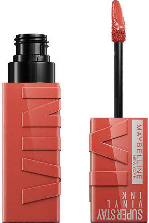 Maybelline New York SuperStay Vinyl Ink Lipstick 125 Keen Roze Langhoudende Lippenstift 4.2 ml