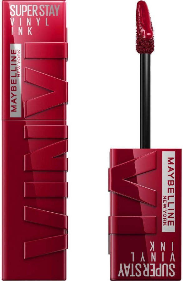 Maybelline New York SuperStay Vinyl Ink Lipstick 55 Royal Rood Langhoudende Lippenstift 4 2 ml