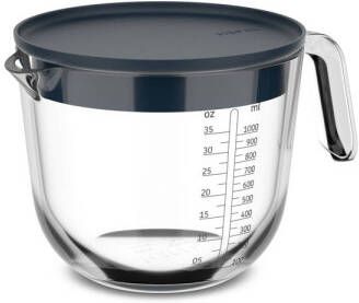 Mepal Chef it glazen maatbeker 1000 ml (met deksel)
