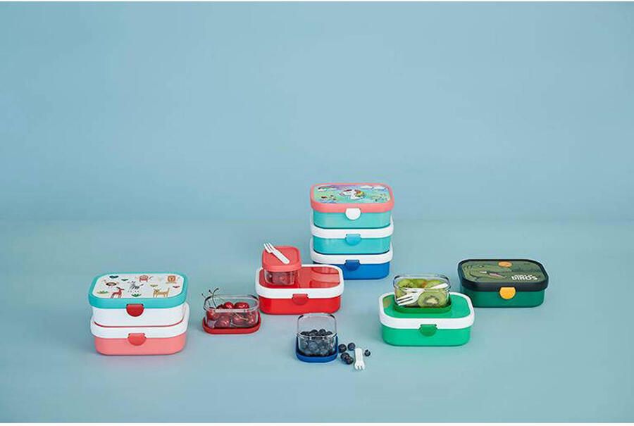 Mepal lunchbox Campus – Broodtrommel met vakjes voor kinderen – Geschikt voor 4 boterhammen – Paw Patrol Girls - Foto 2