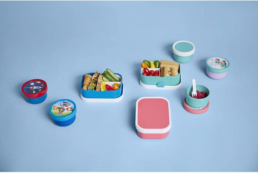 Mepal lunchbox Campus – Broodtrommel met vakjes voor kinderen – Geschikt voor 4 boterhammen – Stitch - Foto 3