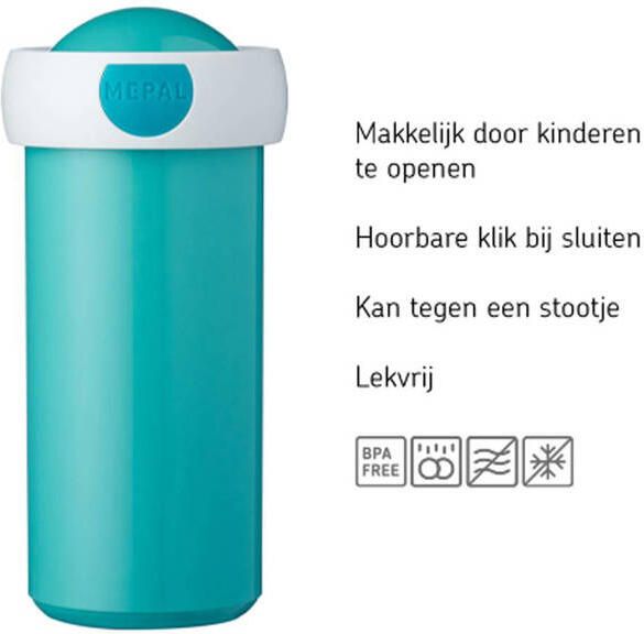 Mepal schoolbeker Campus – 300 ml – Sluit goed af – Drinkbeker voor kinderen – Disney Princess