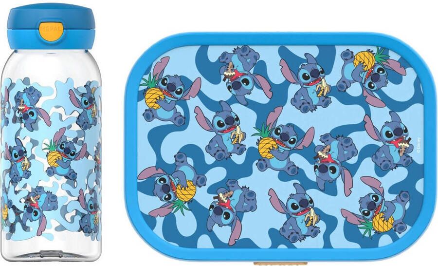 Mepal Campus lunchset (flip-up fles) (600 + 750 ml)