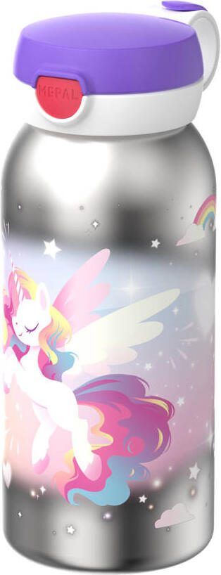 Mepal campus isoleerfles met flipdop 500 ml unicorn glow