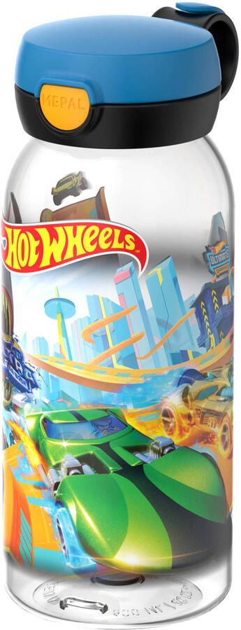 Mepal campus drinkfles met flipdop 600 ml Hot Wheels