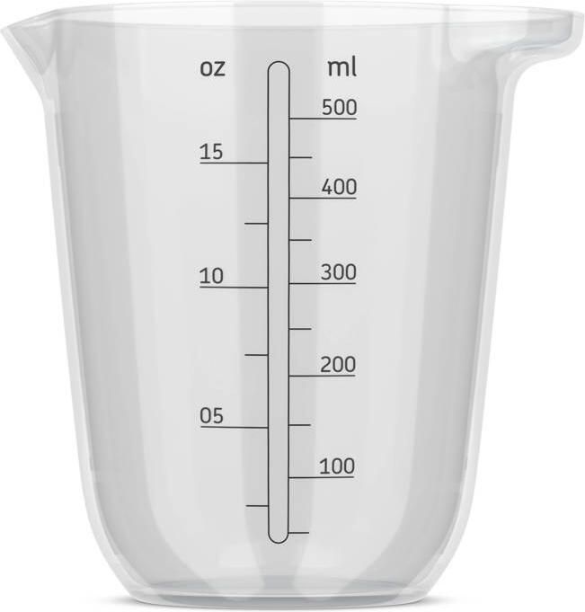 Mepal maatbeker chef it 500 ml helder - Foto 3