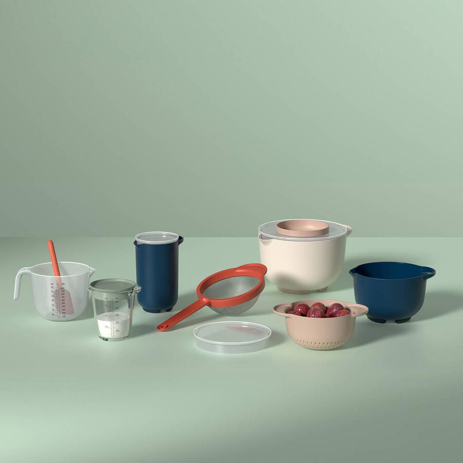 Mepal mixbeker chef it 1000 ml met deksel nordic sage