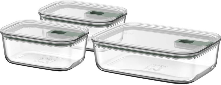 Mepal EasyClip bewaardoos (3-delig) (2x 700 + 1500 ml) glas