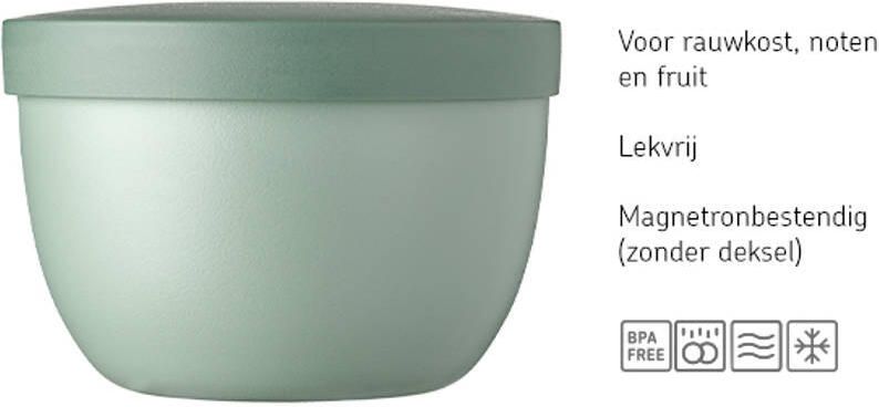 Mepal Ellipse snackpot 350 ml Snackbox to go Nordic blue - Foto 3