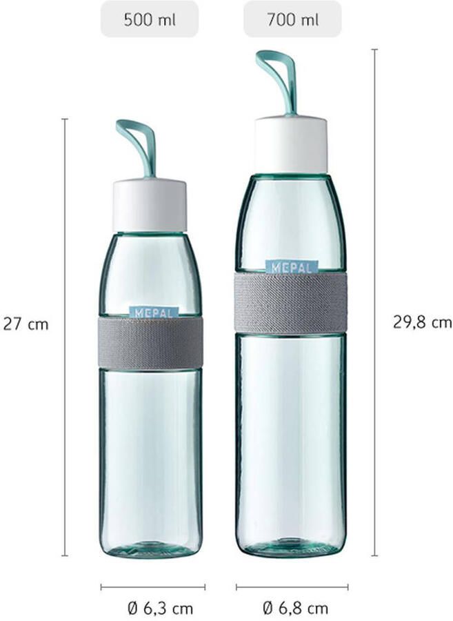 Mepal Waterfles Ellipse 500 Ml Nordic Sage