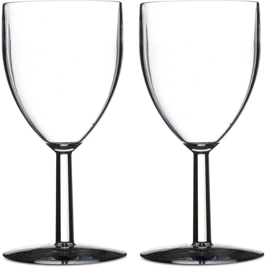 Mepal wijnglas 300 ml set van 2 stuks geschikt voor binnen en buiten duurzaam lichtgewicht - Foto 2