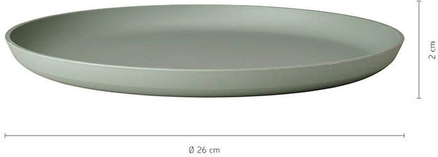 Mepal plat bord Silueta – 26 cm – Dinerborden – Nordic white - Foto 3