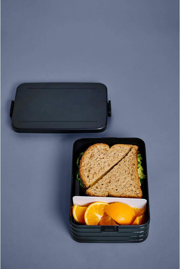 Mepal – Lunchbox Take a Break XL – Geschikt voor 12 boterhammen – Nordic black – Lunchbox voor volwassenen - Foto 3