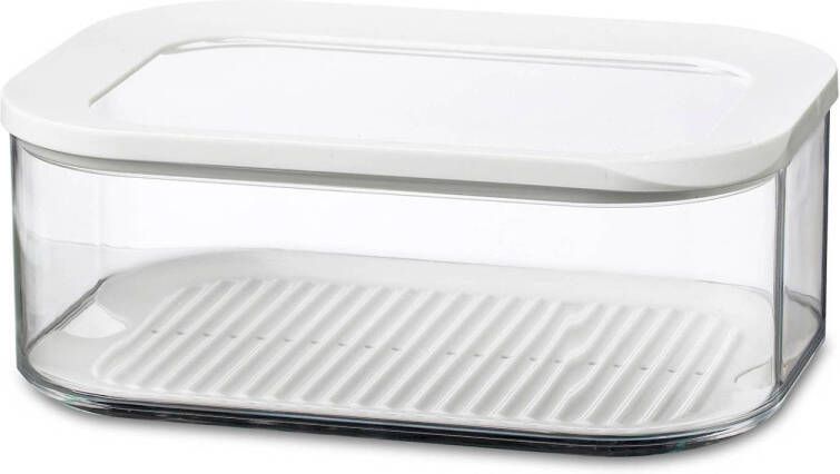 Mepal – Kaasdoos Modula – 2000 ml – Vershouddoos met deksel – transparant – bewaardoos koelkast - Foto 3