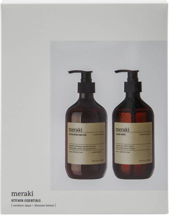 Meraki cadeauset handzeep en afwasmiddel