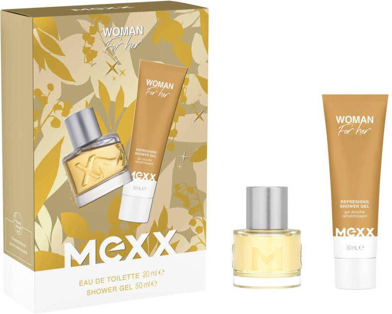 Mexx geschenkset Woman eau de toilette 20 ml + showergel 50 ml