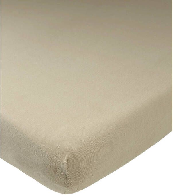 Meyco jersey co-sleeper hoeslaken 50x90 cm taupe