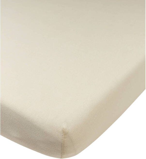 Meyco jersey wieg hoeslaken soft sand