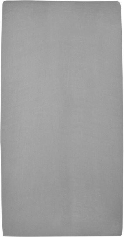 Meyco katoenen jersey hoeslaken co-sleeper 50x90 cm grijs