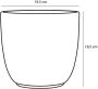 Mica Decorations Bloempot Goud Keramiek Voor Kamerplant H18.5 X D19.5 Cm Plantenpotten - Thumbnail 2