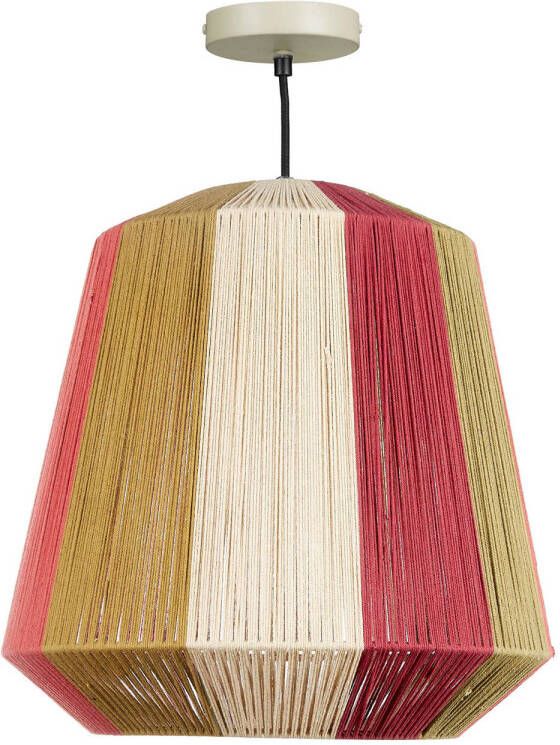 Mica Decorations Hanglamp Mascaro 38x38x38 cm Jute Bruin