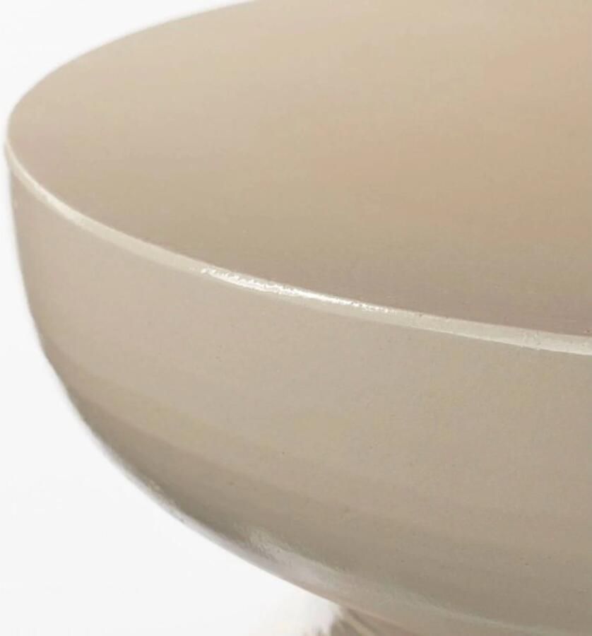Mica Decorations Stage Bijzettafel H45 x Ø35 cm Cement Beige - Foto 3