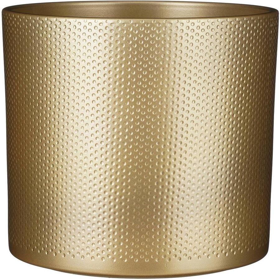 Mica Decorations Bloempot Era 28x28x26 Cm Keramiek Goud