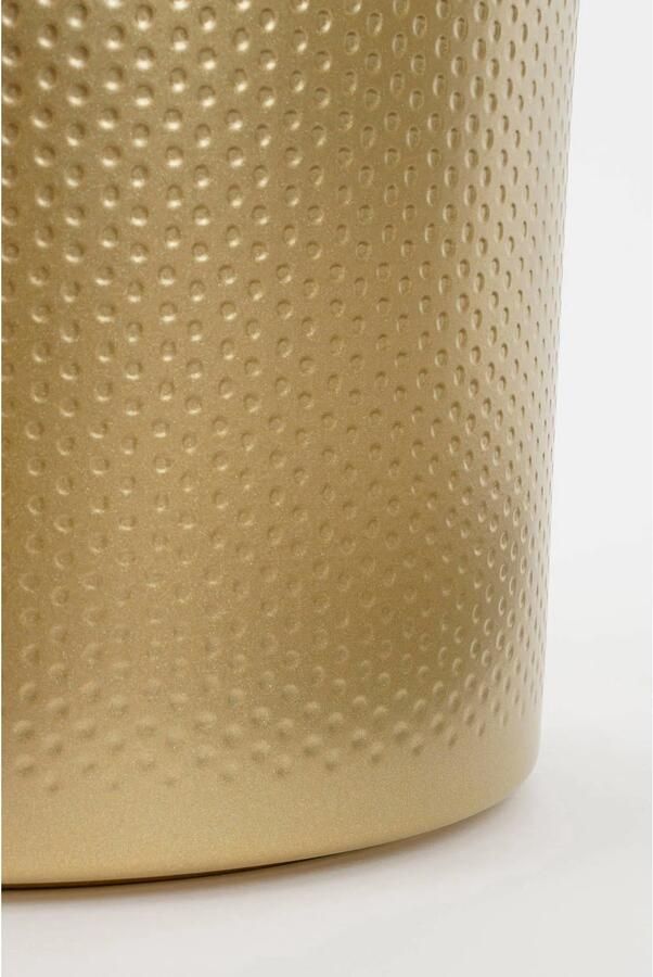 Mica Decorations Bloempot In Het Relief Goud Keramiek Voor Kamerplant H21.5 X D23 Cm Plantenpotten - Foto 3