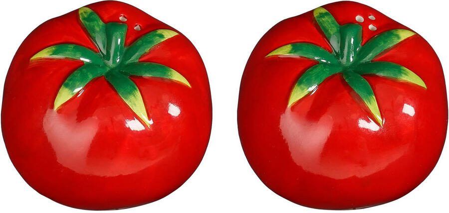 Mica Decorations peper- en zoutstel tomaat