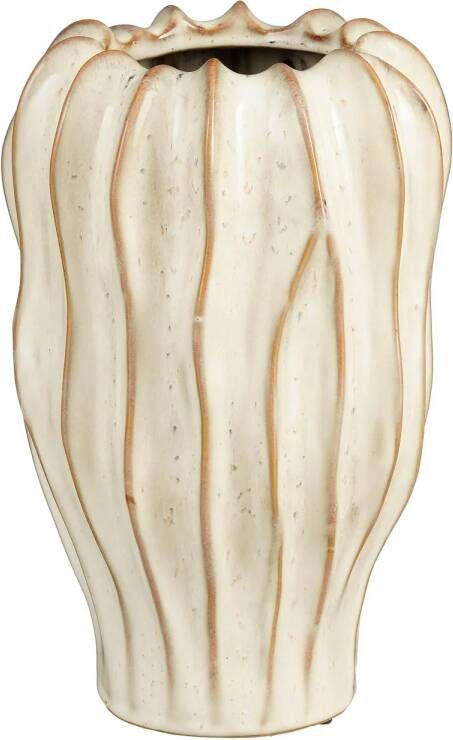 Mica Decorations vaas Wit Thom (30x20 cm)