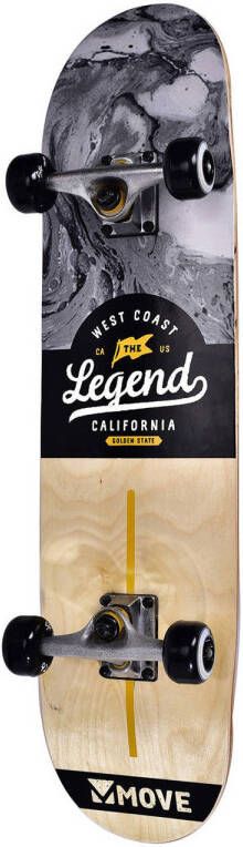 Fila skateboard Legend 79 x 20 cm Abec 7 zwart grijs