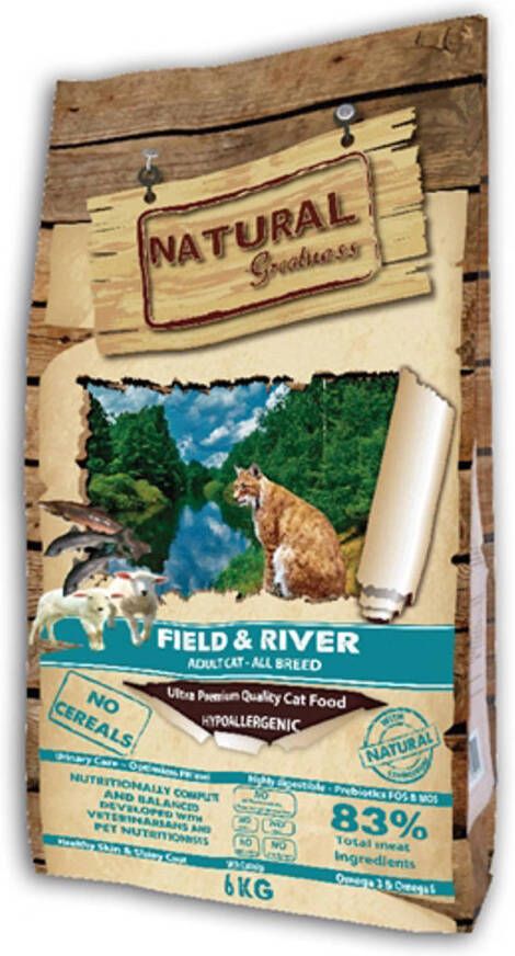 Natural Greatness Field & River 6 kg Hypo-allergeen