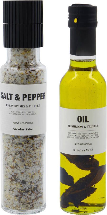 Nicolas Vahé geschenkset zout & olie truffel (300 g 25cl)