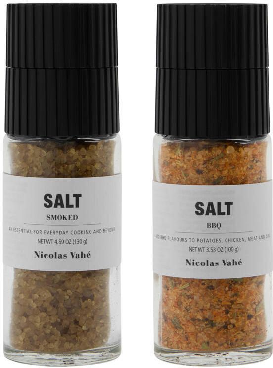 Nicolas Vahé geschenkset zout smoked + bbq (130|100 g)