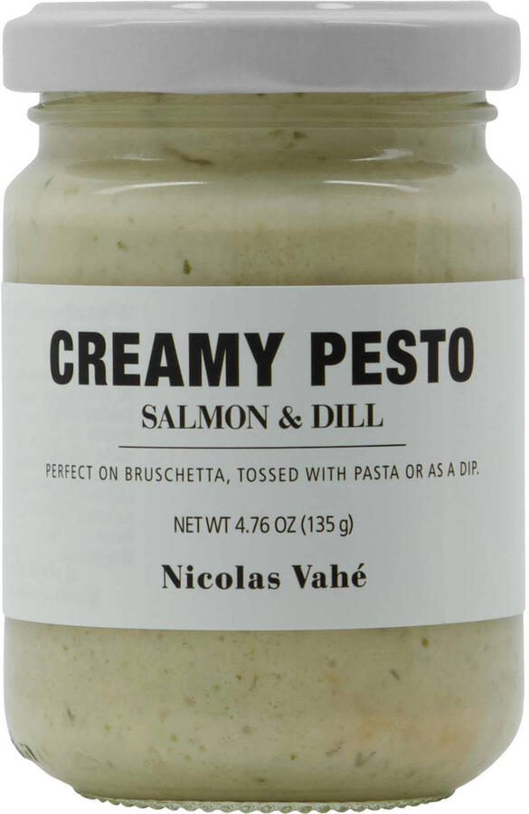 Nicolas Vahé romige pesto met zalm en dille 135 g