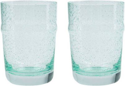 House Doctor Glas Rain blauw 10cm set van 2