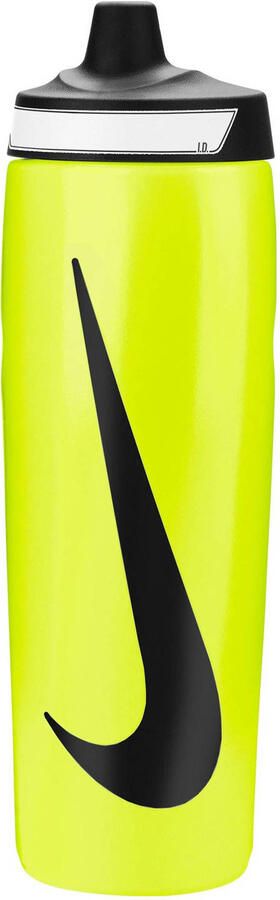 Nike bidon 710 ml Refuel Bottle Grip geel zwart